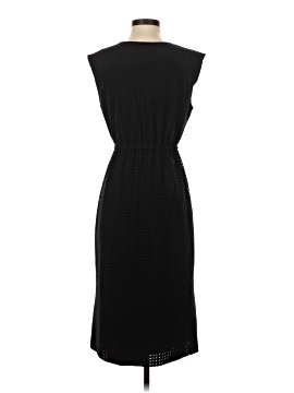 j crew black midi dress J. Crew Black Smocked Midi Dress Size S **NEW**