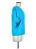 Etcetera Blue 3/4 Sleeve Top Size M - photo 4