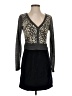 Theme Animal Print Gray Cocktail Dress Size S - photo 1