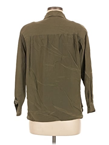 Clio 3/4 Sleeve Silk Top (view 2)