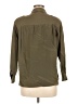 Clio 100% Silk Green 3/4 Sleeve Silk Top Size 6 - photo 2