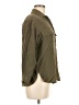 Clio 100% Silk Green 3/4 Sleeve Silk Top Size 6 - photo 4