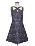 CeCe Paisley Blue Cocktail Dress Size 2 - photo 1