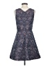 CeCe Paisley Blue Cocktail Dress Size 2 - photo 2