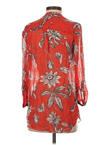 Leifsdottir 3/4 Sleeve Silk Top (view 2)