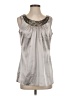 Chico's Silver Sleeveless Blouse Size S - photo 1
