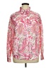 Unbranded 100% Polyester Paisley Pink Long Sleeve Blouse Size XL - photo 1