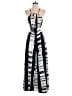 Shein 100% Polyester Graphic Black Cocktail Dress Size XS - photo 1