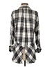 Sam Edelman 100% Rayon Plaid Gray 3/4 Sleeve Button-Down Shirt Size S - photo 2