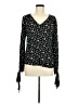 Hinge 100% Rayon Black Long Sleeve Blouse Size M - photo 1