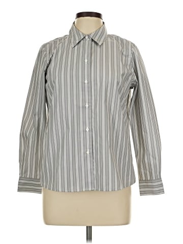 Foxcroft Long Sleeve Button-Down Shirt (view 1)