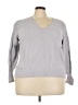 The Drop Gray Pullover Sweater Size 3X - photo 1