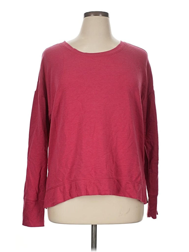 Pre-owned Active Life Pullover Sweater In Burgundy