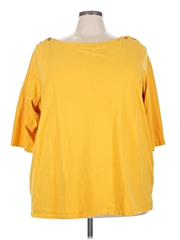 Jessica London 3/4 Sleeve Top (view 1)