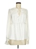 Cinq à Sept 100% Polyester Ivory Long Sleeve Blouse Size M - photo 1