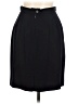 Lena Gabrielle 100% Polyester Solid Black Blue Formal Skirt Size 8 - photo 2
