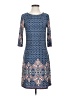 Gilli Paisley Blue Casual Dress Size S (estimated) - photo 1