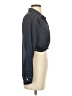 Zara Polka Dots Blue Long Sleeve Blouse Size S - photo 4
