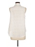 Old Navy 100% Polyester Polka Dots Ivory Sleeveless Blouse Size M - photo 2