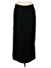 St. John's Bay 100% Polyester Solid Black Formal Skirt Size 14 - photo 1