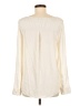 Ann Taylor 100% Polyester Ivory Long Sleeve Blouse Size M (estimated) - photo 2