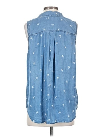 Caffé Marrakesh Sleeveless Button-Down Shirt (view 2)