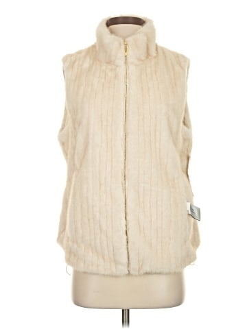 Via Spiga Faux Fur Vest (view 1)