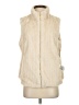 Via Spiga 100% Polyester Ivory Faux Fur Vest Size S - photo 1
