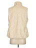 Via Spiga 100% Polyester Ivory Faux Fur Vest Size S - photo 2