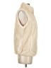 Via Spiga 100% Polyester Ivory Faux Fur Vest Size S - photo 4