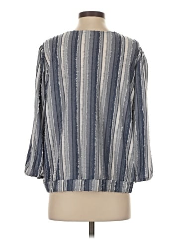 Pale Sky 3/4 Sleeve Blouse (view 2)