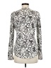 Ruff Hewn 100% Cotton Animal Print Silver Long Sleeve Blouse Size M - photo 2