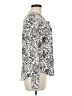 Ruff Hewn 100% Cotton Animal Print Silver Long Sleeve Blouse Size M - photo 4