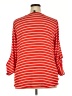 Zac & Rachel 100% Polyester Red 3/4 Sleeve Blouse Size 2X - photo 2