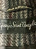 Giorgio Sant'Angelo 100% Wool Chevron-herringbone Gray Wool Blazer Size 12 - photo 6