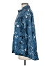 Unbranded Print Blue Long Sleeve Blouse Size M - photo 5
