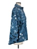Unbranded Print Blue Long Sleeve Blouse Size M - photo 4