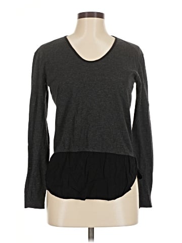 Zara W&B Collection Long Sleeve T-Shirt (view 1)