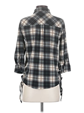 Eden & Olivia 3/4 Sleeve Button-Down Shirt (view 2)