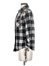 Eden & Olivia Plaid Gray 3/4 Sleeve Button-Down Shirt Size S - photo 5