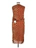 Anna Sui 100% Polyester Orange Red Casual Dress Size 6 - photo 2