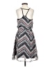 Maurices 100% Polyester Chevron-herringbone Gray Black Casual Dress Size XS - photo 2