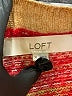 Ann Taylor LOFT Print Tan Pullover Sweater Size XL - photo 7