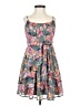 Trixxi 100% Polyester Floral Gray Cocktail Dress Size S - photo 1