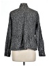 Gap 100% Cotton Floral Black Long Sleeve Blouse Size L - photo 2