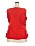 Notations 100% Polyester Red Sleeveless Blouse Size 2X - photo 2
