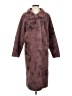 Lab 100% Polyester Burgundy Coat Size UK 4 / US 0 - photo 1