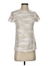 Athleta 100% Cotton Camo Ivory Active T-Shirt Size XS - photo 1