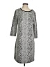 Tyler Boe Animal Print Gray Casual Dress Size S - photo 1