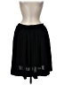 Apt. 9 100% Polyester Solid Black Casual Skirt Size M - photo 1